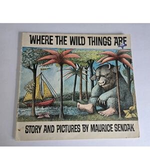 WHERE THE WILD THINGS ARE Maurice Sendak Children's Book Vintage